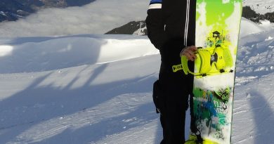 snowboarder, winter, mountains